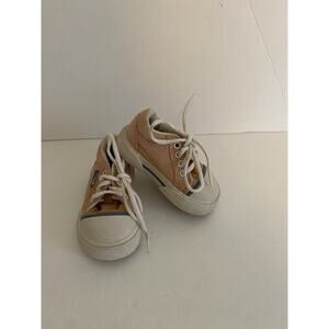 Vintage Nike Pink Tennis Shoes Canvas Sneakers Toddler Size 3c